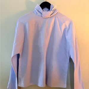 Zara Sky Blue Shirt. Key hole back Medium